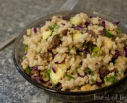 Brown Rice Salad with an Asian Flair