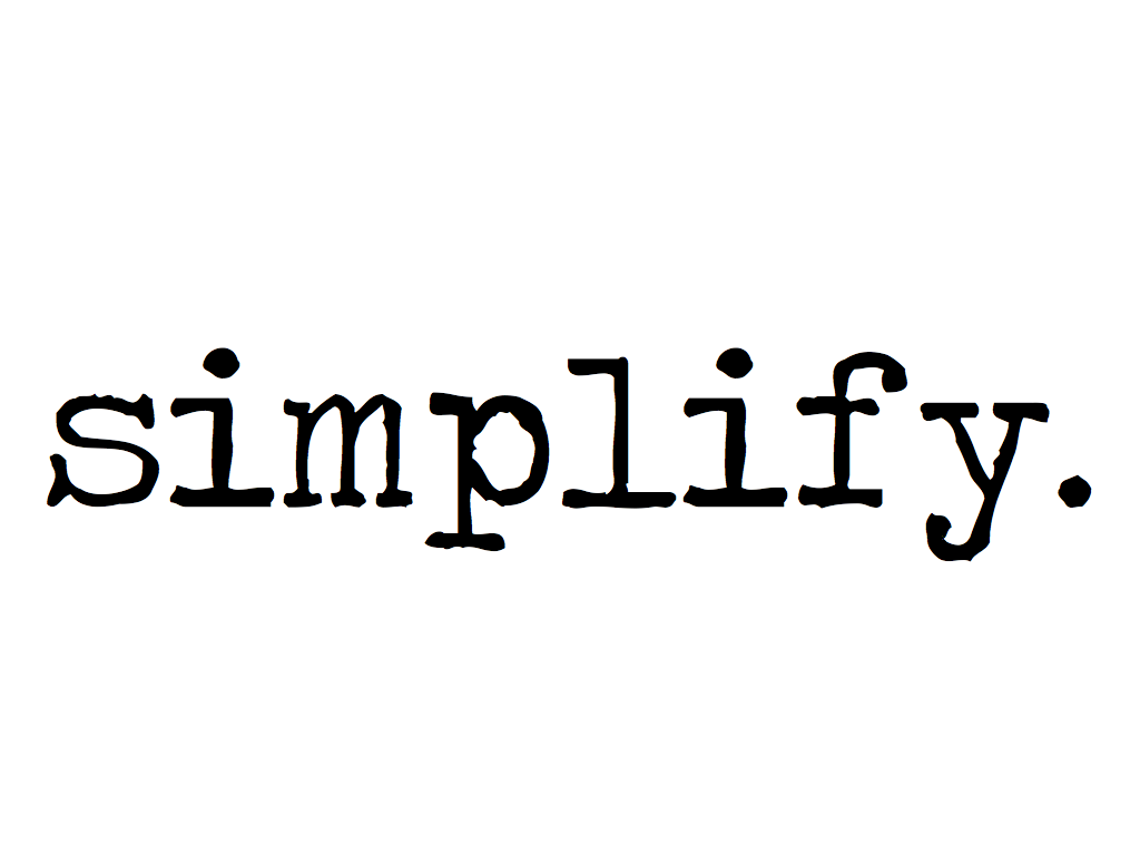 simplify simplify